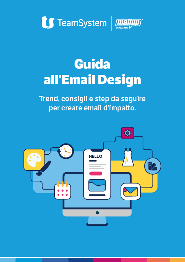 Copertina della Guida all’Email Design Copertina della Guida all'Email Design