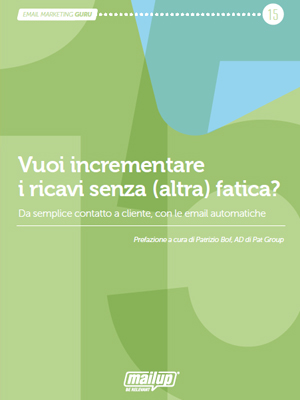 Copertina dell’ebook Vuoi incrementare i ricavi senza (altra) fatica? Copertina dell'ebook Vuoi incrementare i ricavi senza (altra) fatica?