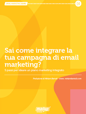 Copertina dell’ebook Sai come integrare la tua campagna di Email Marketing? Copertina dell'ebook Sai come integrare la tua campagna di Email Marketing?
