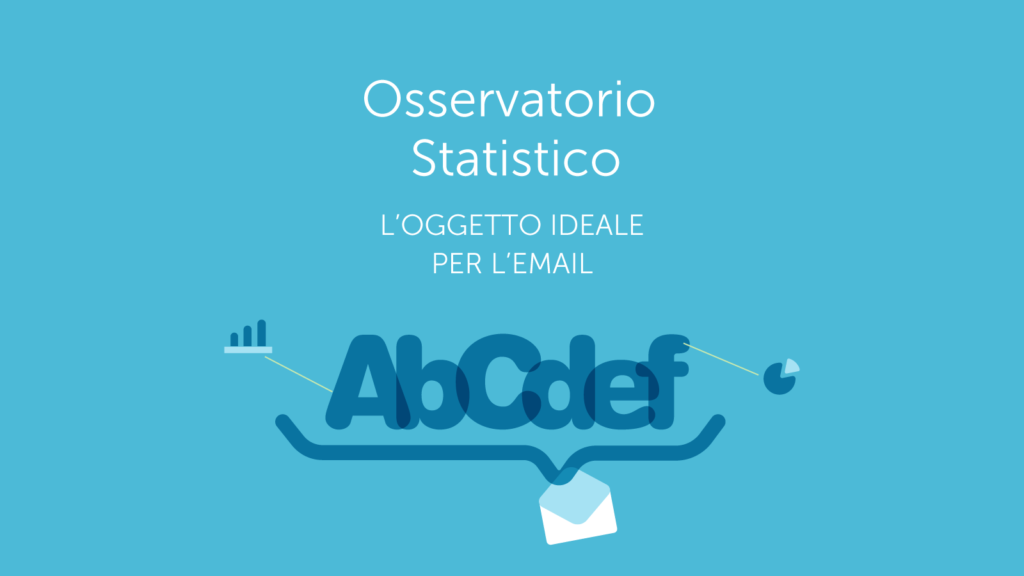 Copertina dell'Osservatorio Statistico: l’oggetto ideale per l’email