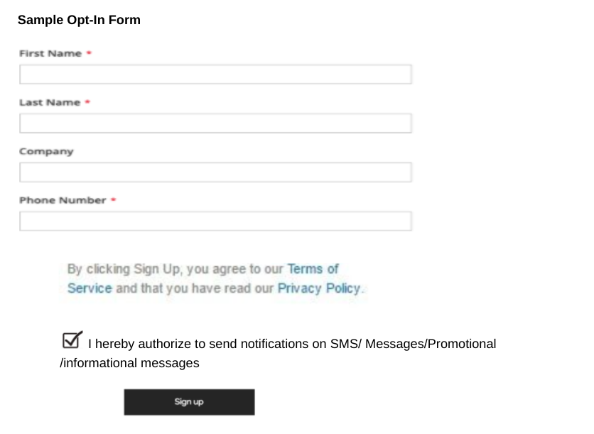 esempio form di raccolta iscritti rcs
